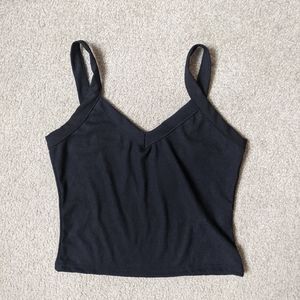 NWT black crop top